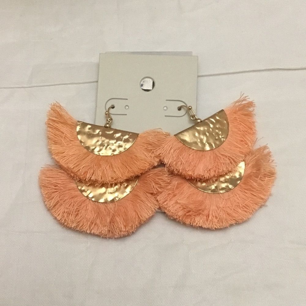 Panacea Double Fan Tassel Earrings (G1)